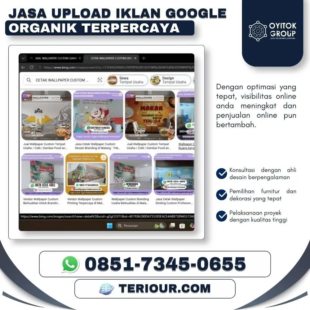 JASA UPLOAD IKLAN GOOGLE ORGANIK TERPERCAYA