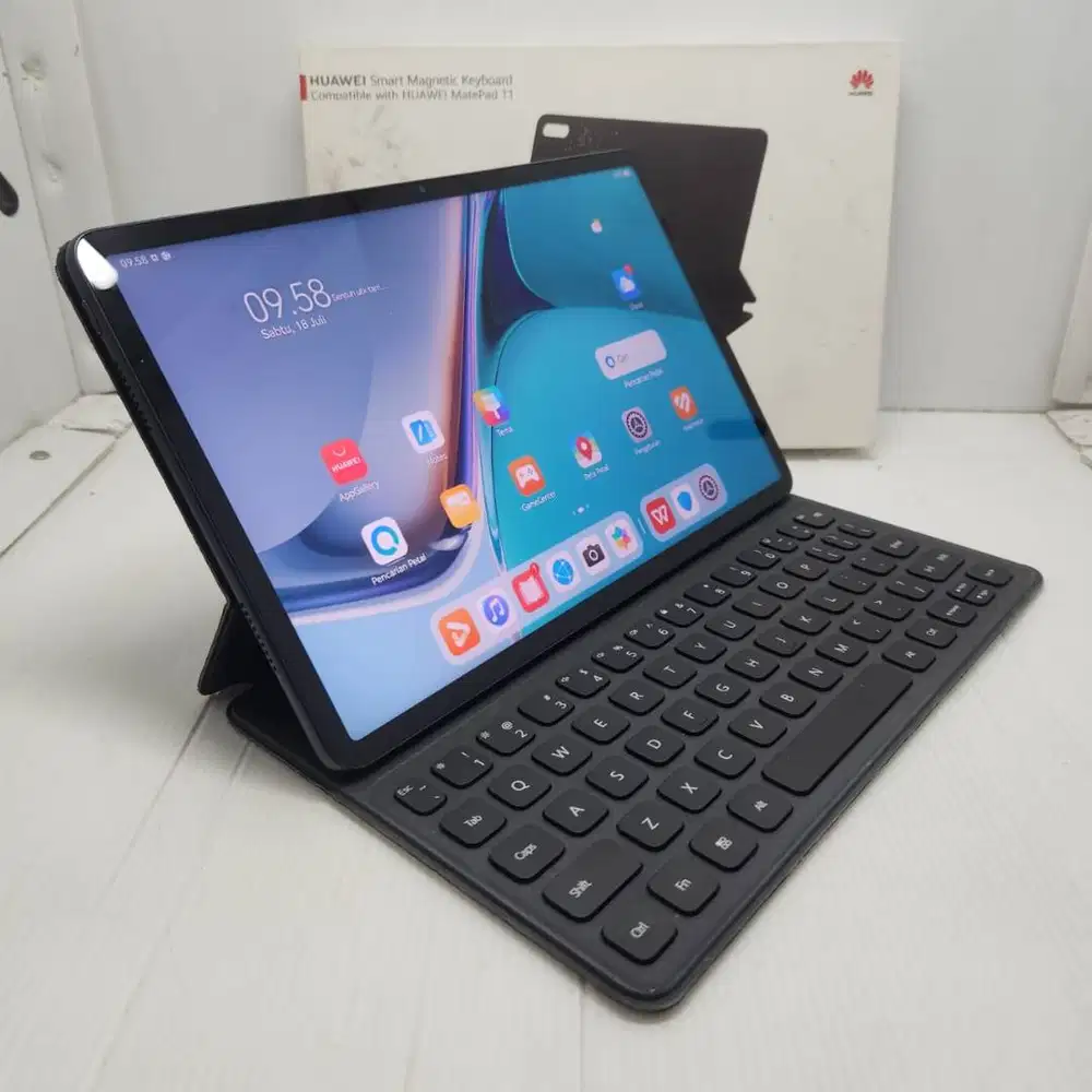 LIKE NEW HUAWEI MATEPAD 11 + KEYBOARD ORI SNAPDRAGON 6/128 MULUS NO MI