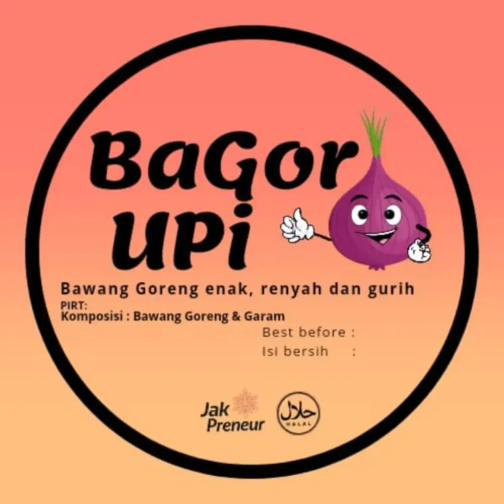 Open PO gayss Bagor bawang goreng