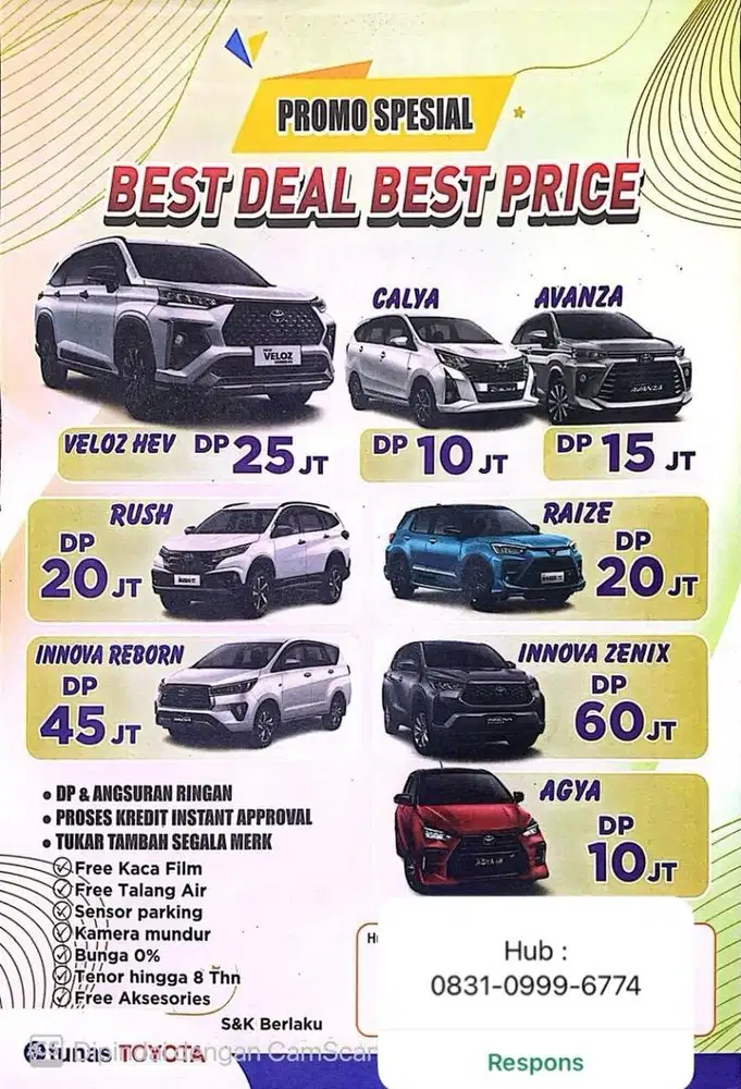 Promo Toyota july 2026