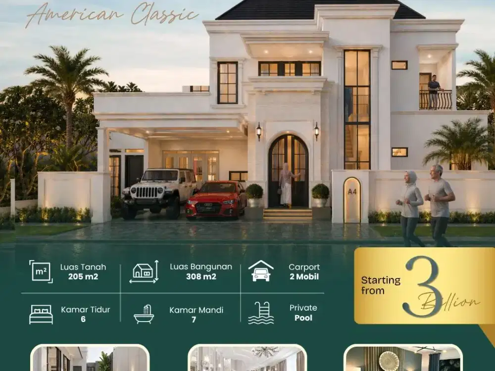 Rumah Mewah Sleman, Booking 10 Juta, Dekat Pusat Kota Jogja.