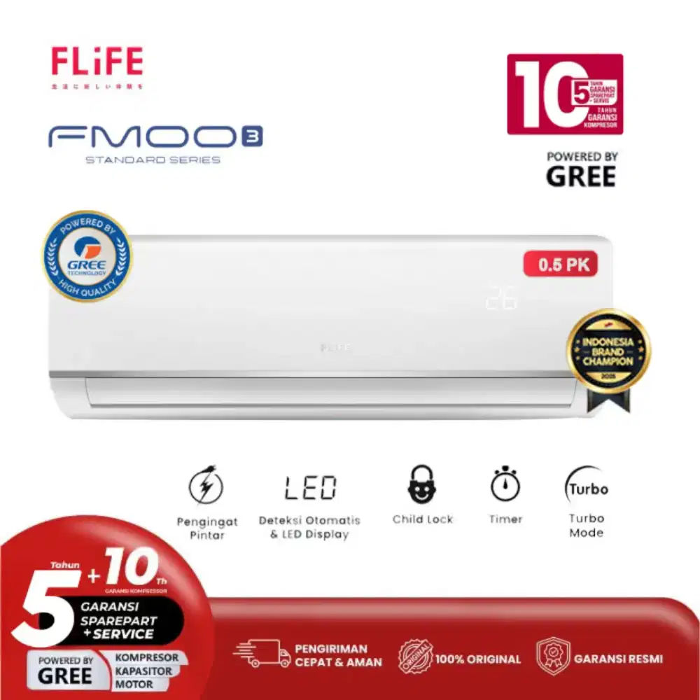 AC Flife 05FMOO3 1/2pk
