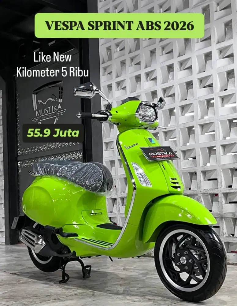 Vespa Sprint 150 ABS Iget Facelift 2026 Warna Terbaru - Zaki Mistika