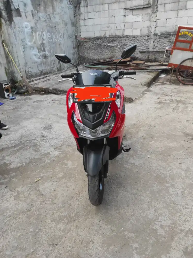 Yamaha Lexi Lx merah, tahun 2024 low km, muluss gress