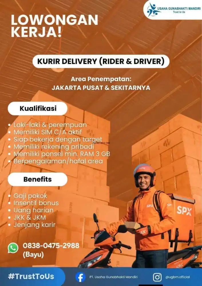 LOKER KURIR SHOPEEXPRESS