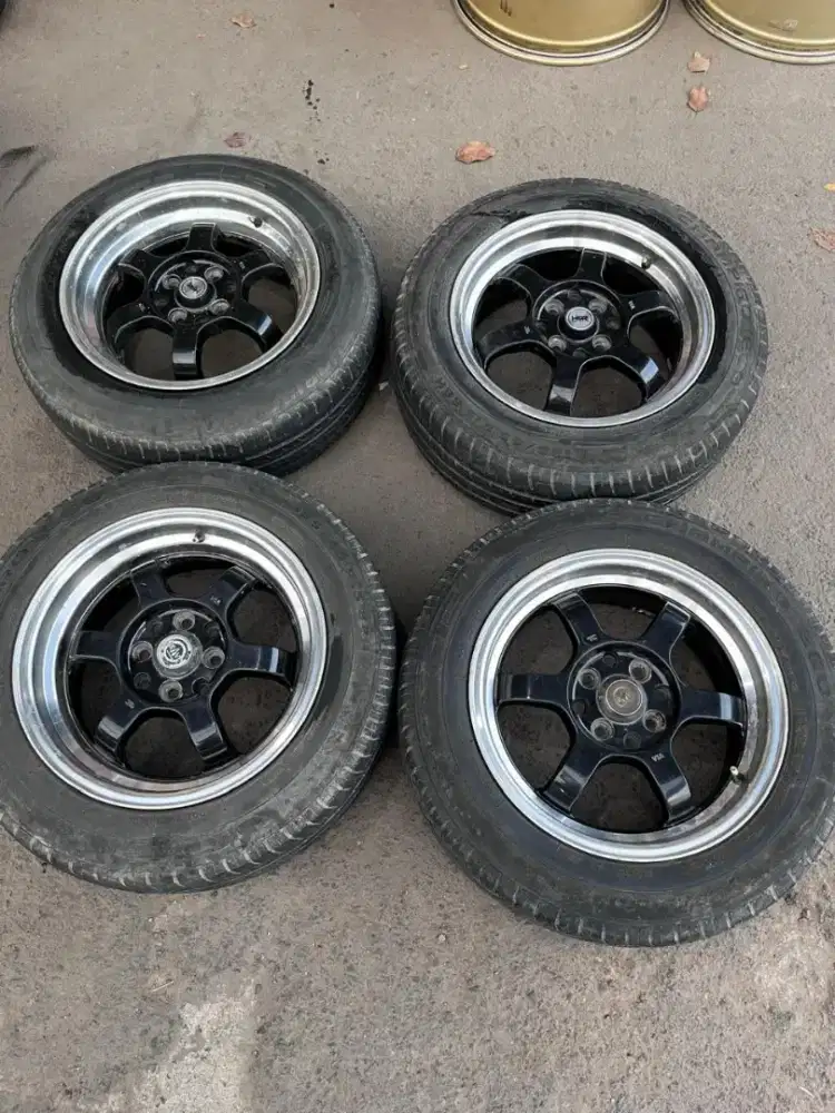 Velg te37 ring 15x7-8 pcd 4x100/114,3 ET 40-35 ban 185/65 R15