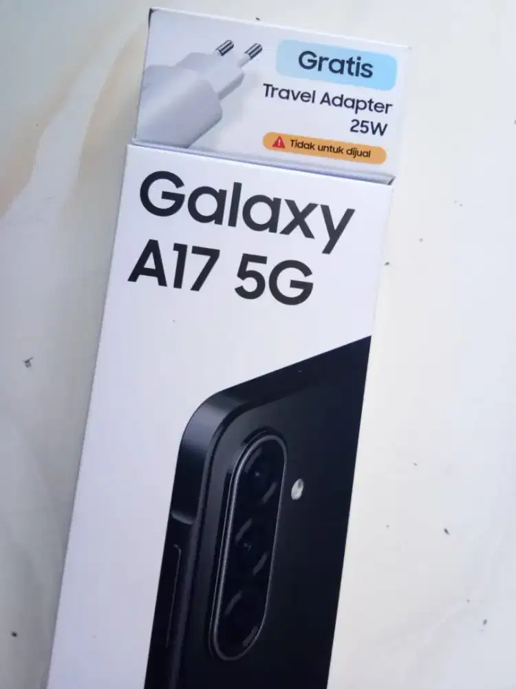 Dijual : Samsung A17 5G Black - LIKE NEW