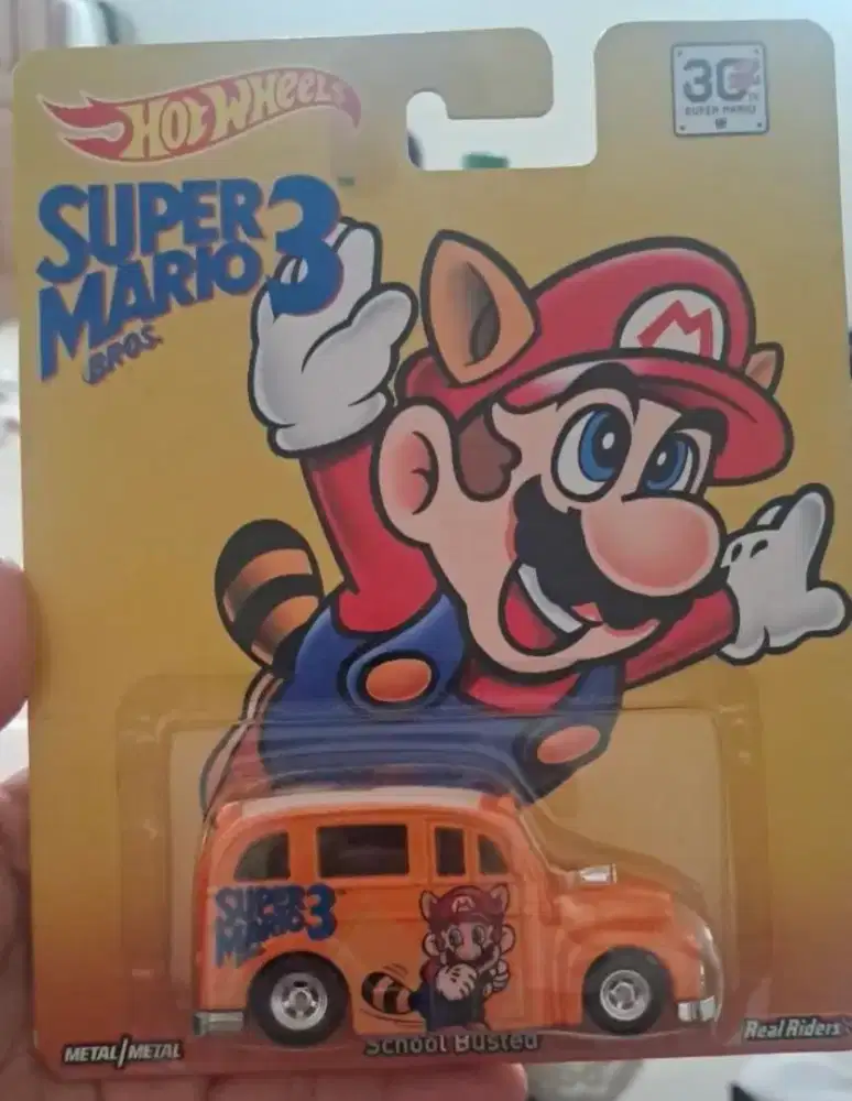 Hotwheels mario mattel original