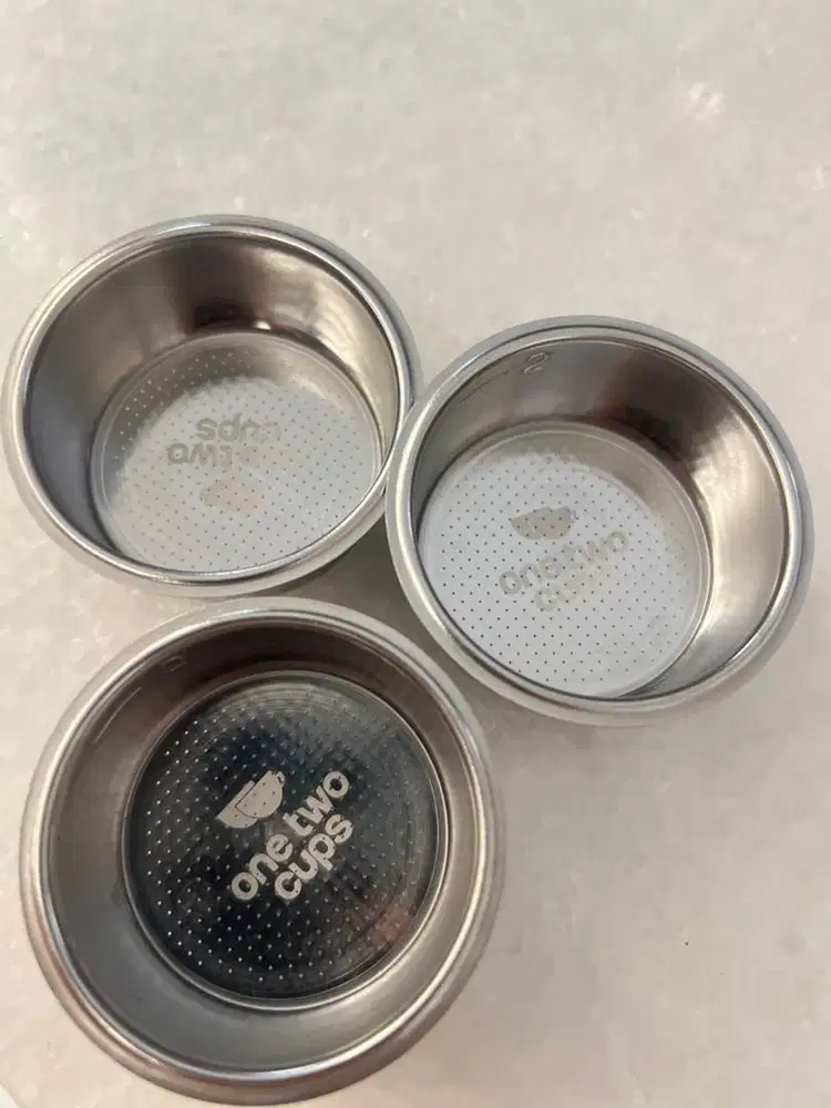 One two cups filter basket portafilter single wall breville 51 cm