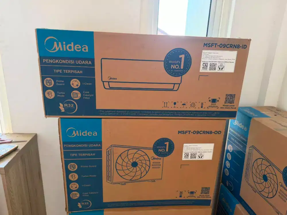 AC MIDEA BARU 1/2 - 1 PK MURAH GARANSI RESMI