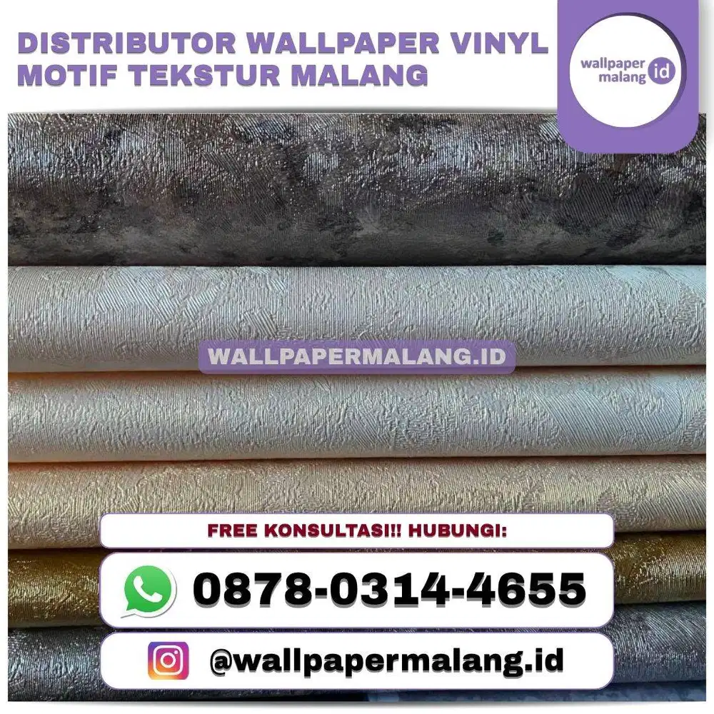 DISTRIBUTOR WALLPAPER VINYL MOTIF TEKSTUR MALANG