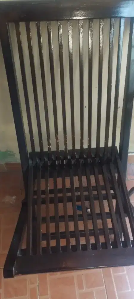 Kursi lipat kayu jati outdoor