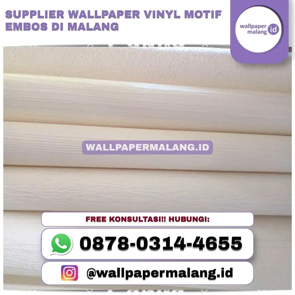 SUPLIER WALLPAPER VINYL MOTIF EMBOS DI MALANG