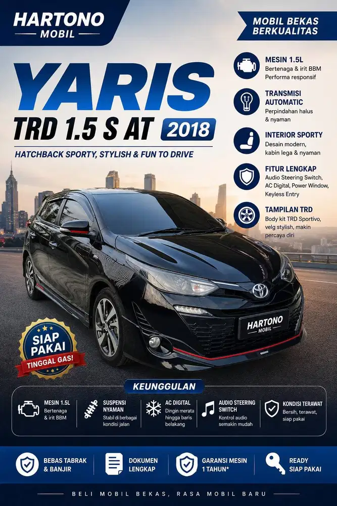 YARIS TRD 1.5 S AT 2018