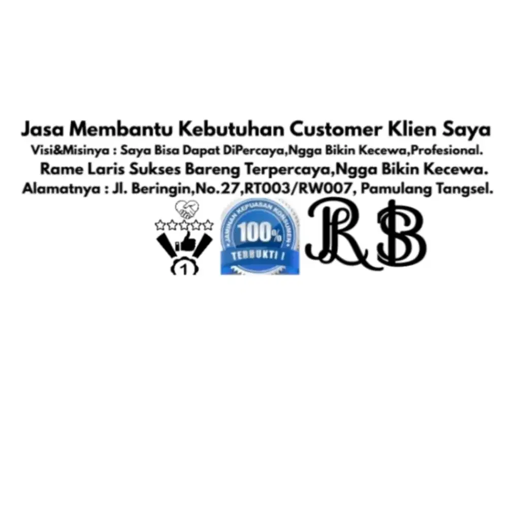Jasa Membantu Kebutuhan Customer Terpercaya