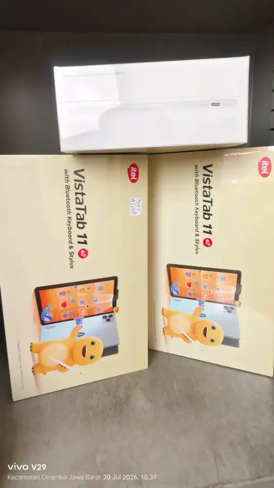 Itel Vista Tab11 4+4/128 baru pen+keyboard original spesial promo