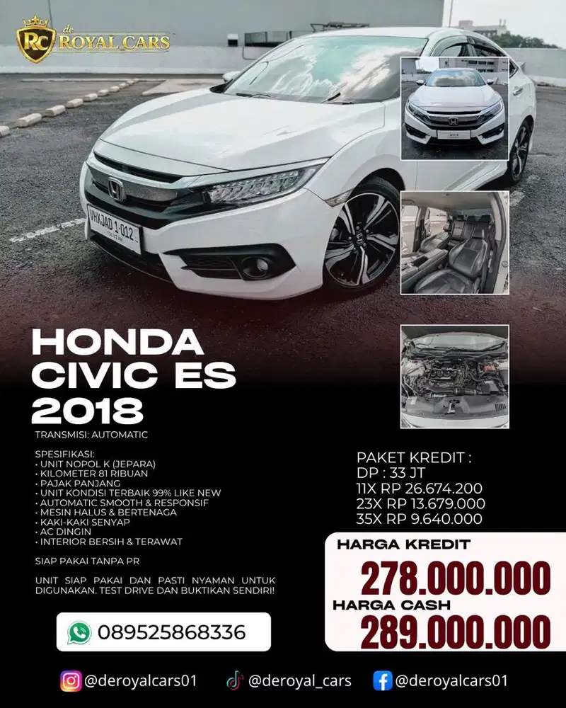 Civic ES 2018 Matic