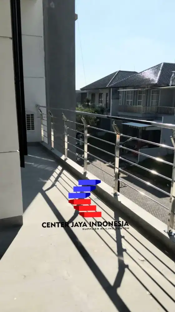 Railing Hollow Jari Jari 25 x 50 SUS 304 Bengkok