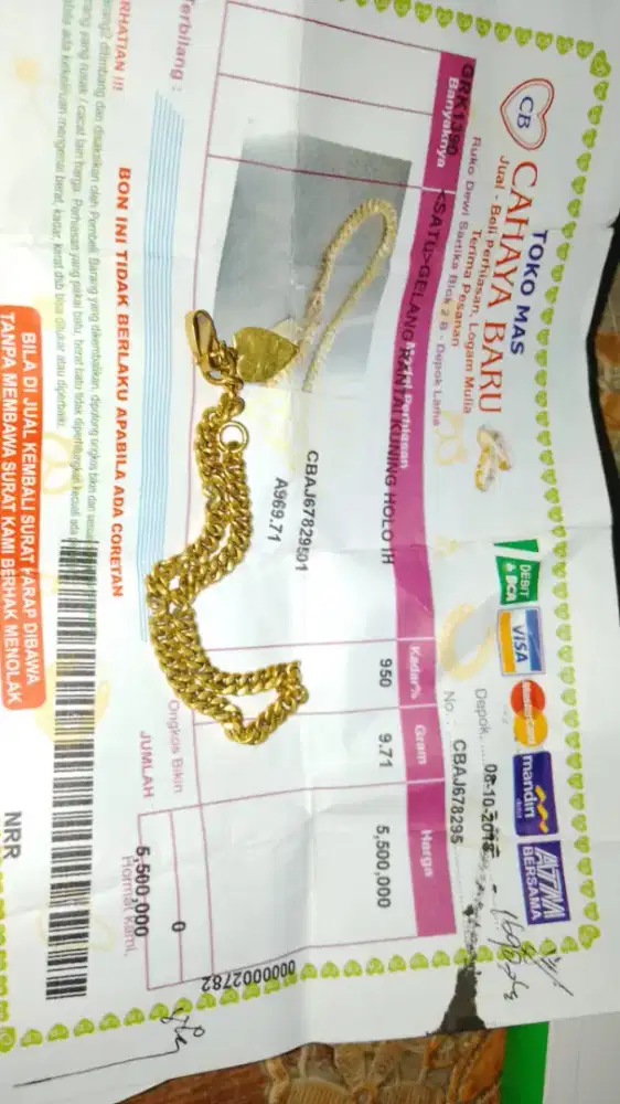 Terima jual beli emas dan berlian cod se-Jabodetabek