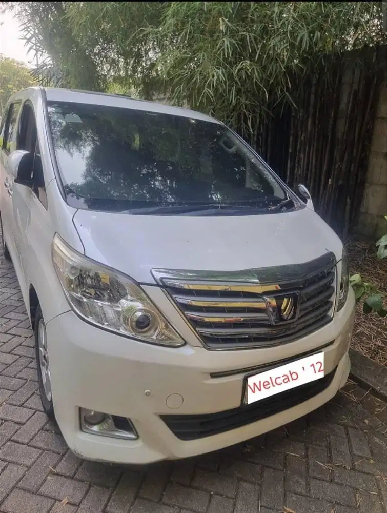 Alphard 2.4At Welcab (ada kursi roda) 2012/2012 facelift