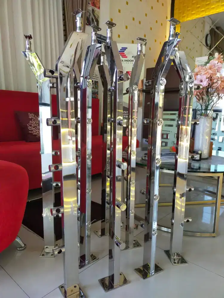 Railing Hollow Jari Jari 25 x 50 SUS 304 Model Bengkok