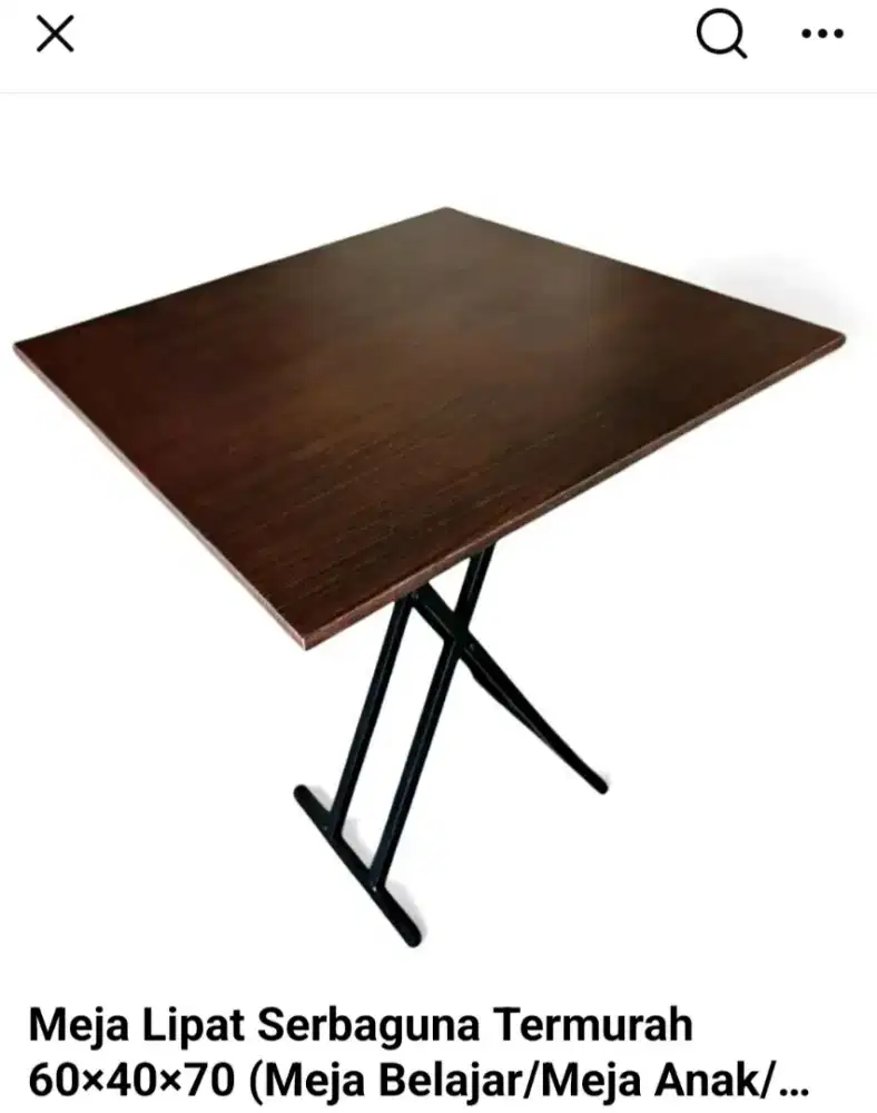 meja lipat serbaguna termurah 60×40×70 ,meja belajar anak