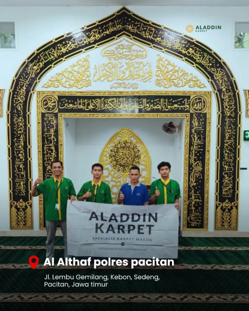 Toko karpet dan sajadah Magetan Aladdin karpet Madiun terbesar