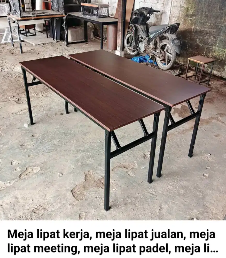 meja lipat kerja,lipat jualan,meeting