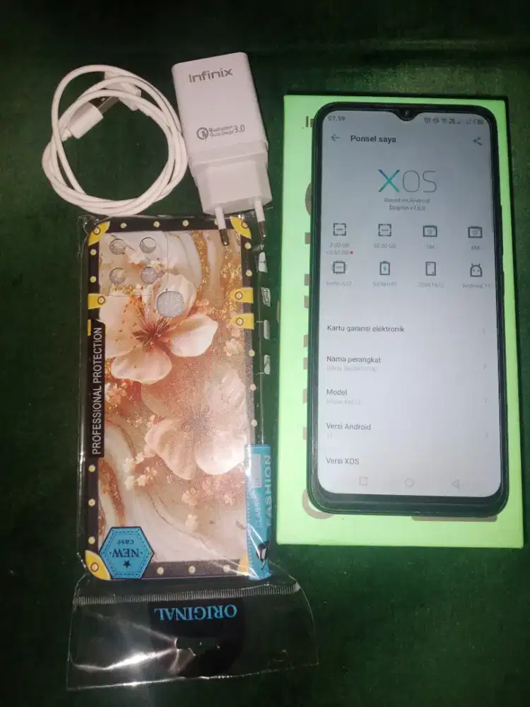 Hp Infinix smart 6 ram 2/32 lengkap minus pemakaian cewek