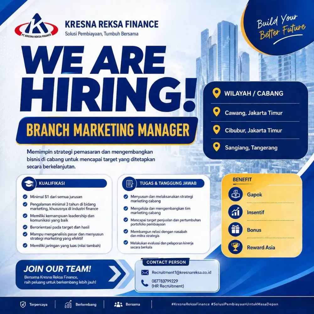 BRANCH MARKETING MANAGER CAB CAWANG