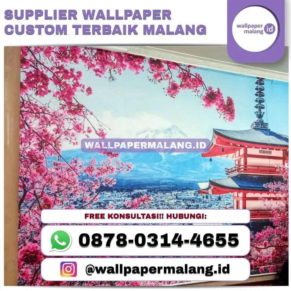 SUPPLIER WALLPAPER CUSTOM TERBAIK MALANG