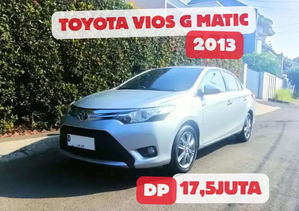 Toyota New Vios G Automatic 2013 Mulus! Bisa Kredit TDP=17,5juta