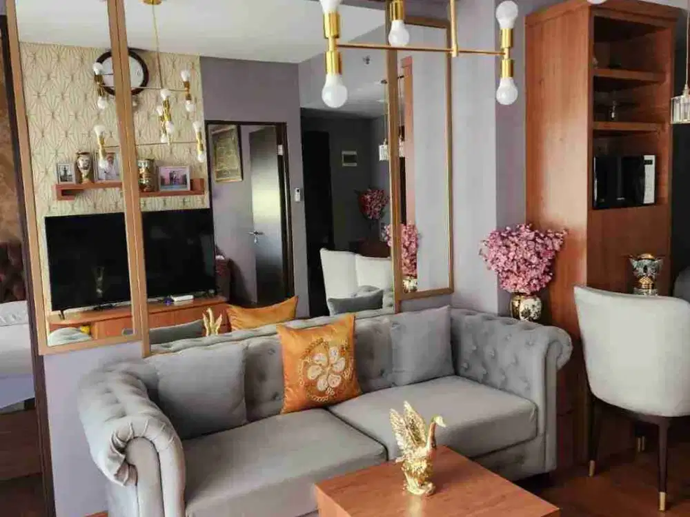 Jual Cepat Harga Murah Full Furnish 3BR di Apartemen Transpark Cibubur