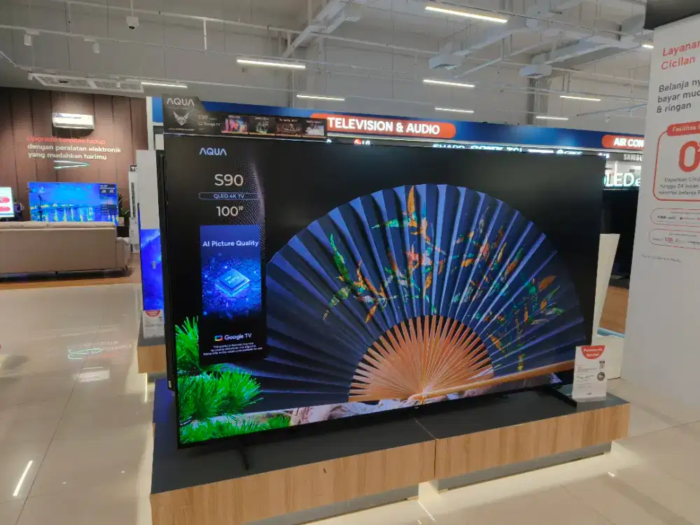 TV 100 INCH Bisa Credit & Cash