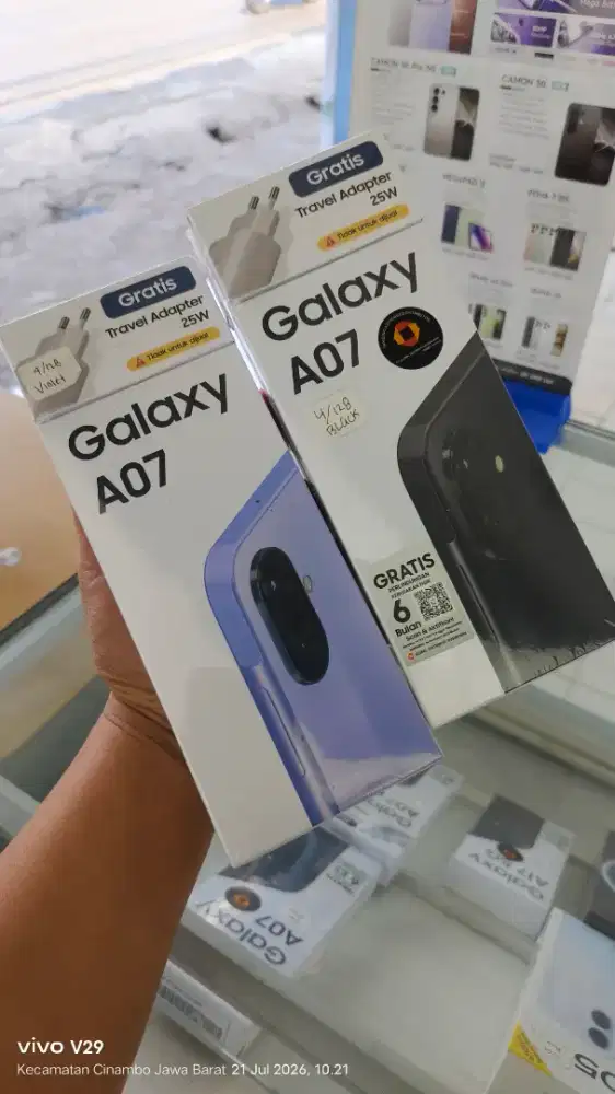 Samsung A07 6+6/128 NFC Baru spesial promo