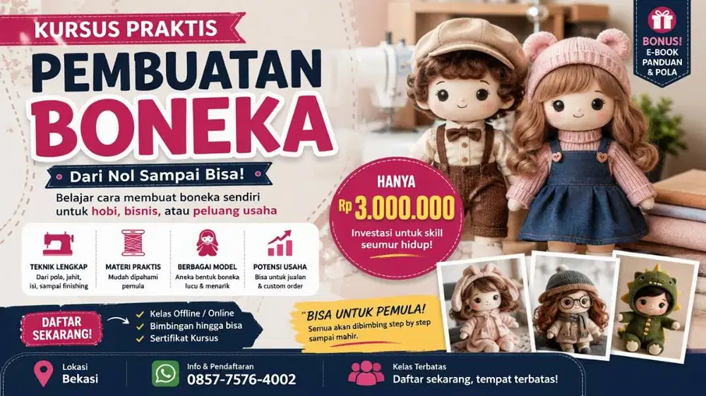 Kursus Pembuatan Boneka