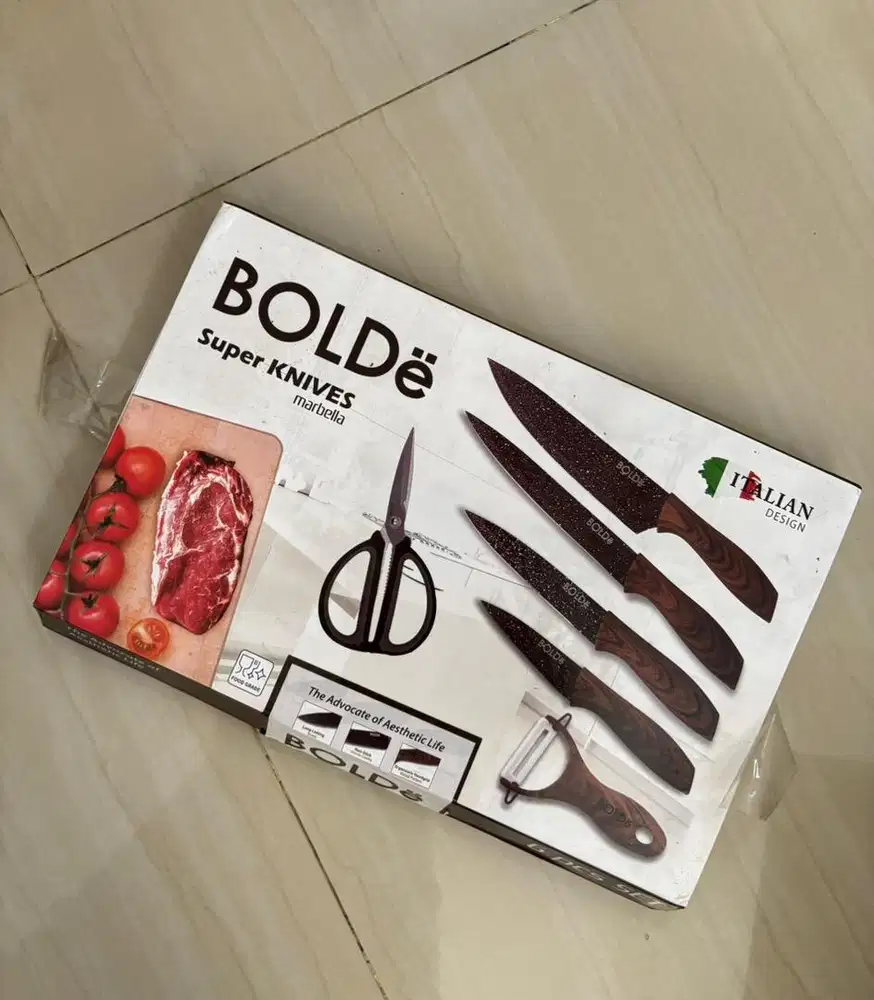 Dijual Set Pisau Bolde Marbella 6pcs