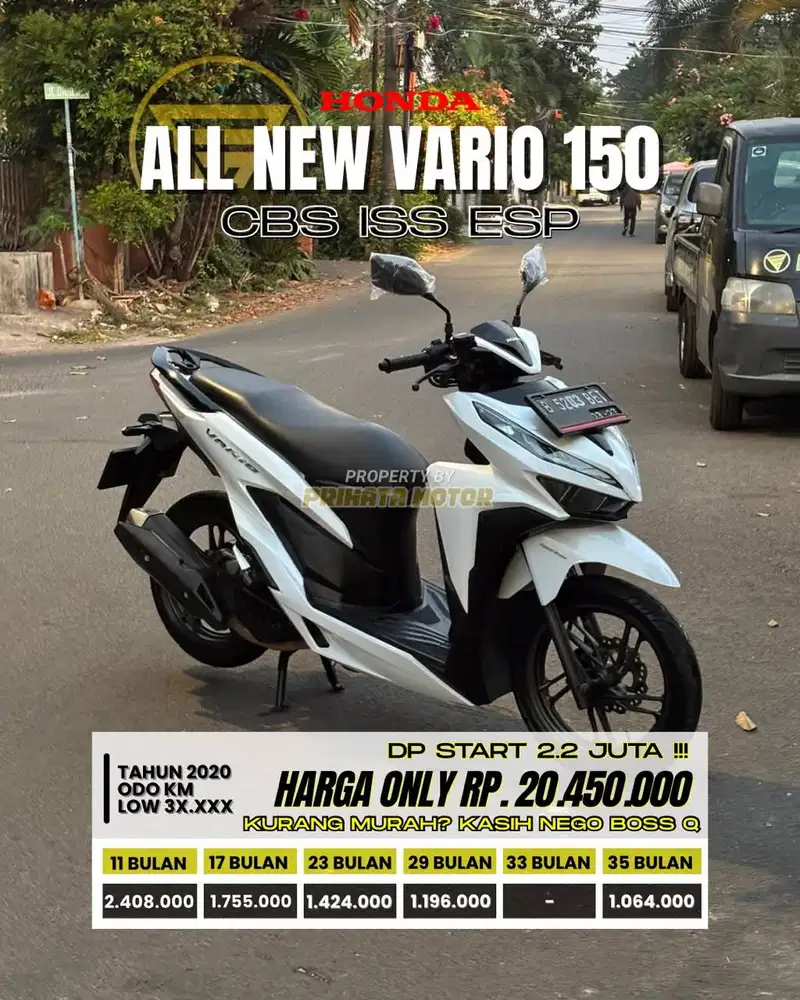CREDIT DP MULAI 2.2 JUTAA VARIO 150 CBS ISS ESP 2020 !!!