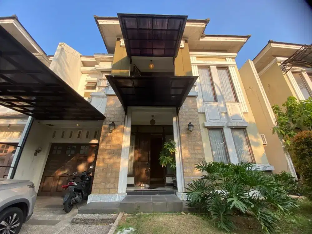 Dijual Rumah Cluster River Town 2 Lantai, Luas 300M2, Kamar 5+1, SHM, bisa KPR, Akses Langsung Tol Tambun, 100M Dari Mall Living World Grand Wisata