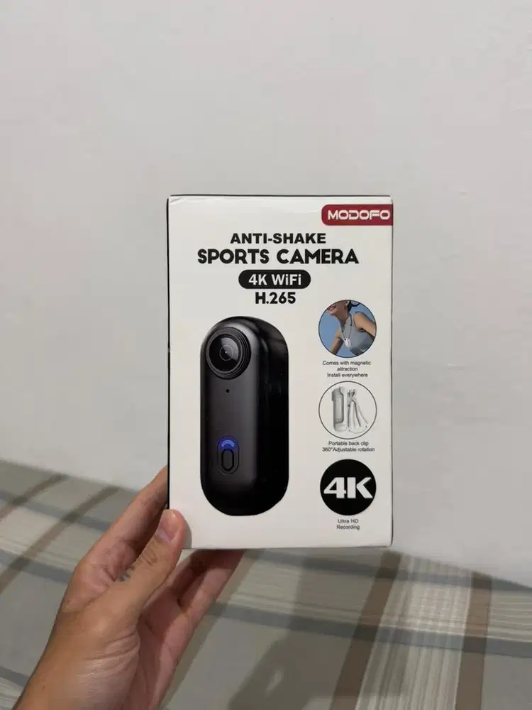 ACTION CAMERA MODOFO 4K H265 BRAND NEW OPEN BOX