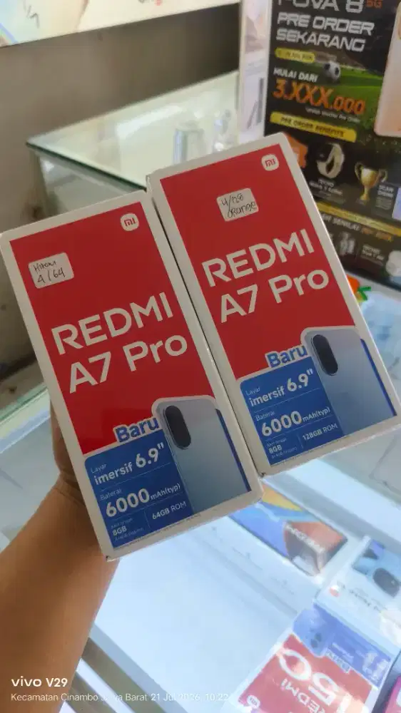 Redmi A7 PRO 4+4/128 BARU SPESIAL PROMO