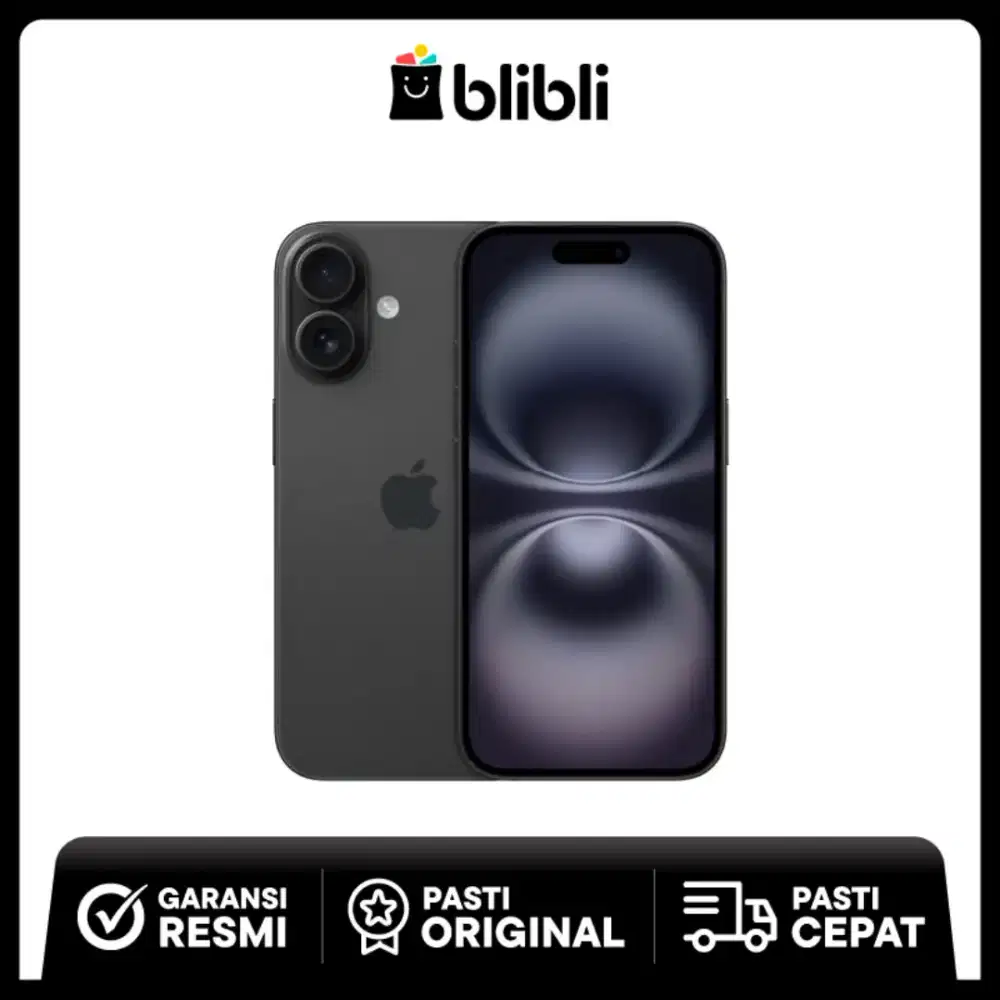 iPhone 16 plus free asuransi 1tahun by Blibli store!