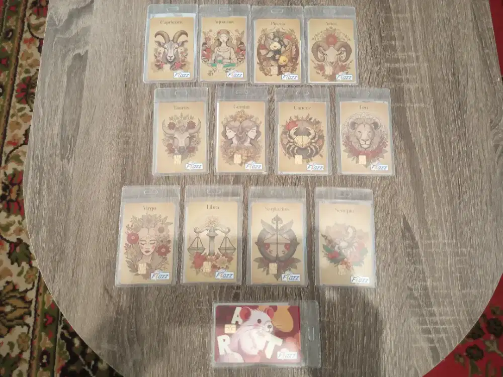 BCA FLAZZ CARD - Kartu BCA Flazz eMoney Zodiac Limited Edition Fullset