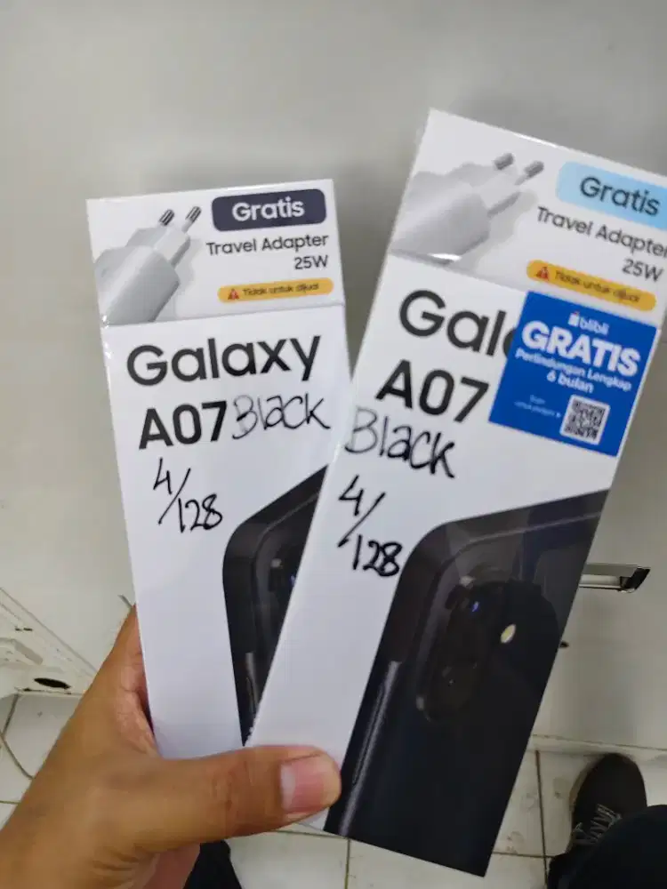Samsung A07 4/128 New segel free adaptor