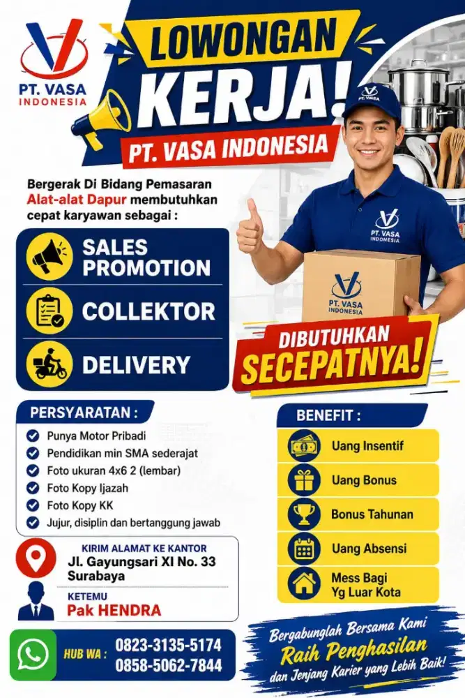 Lowongan Pekerjaan Sebagai Sales Promosi