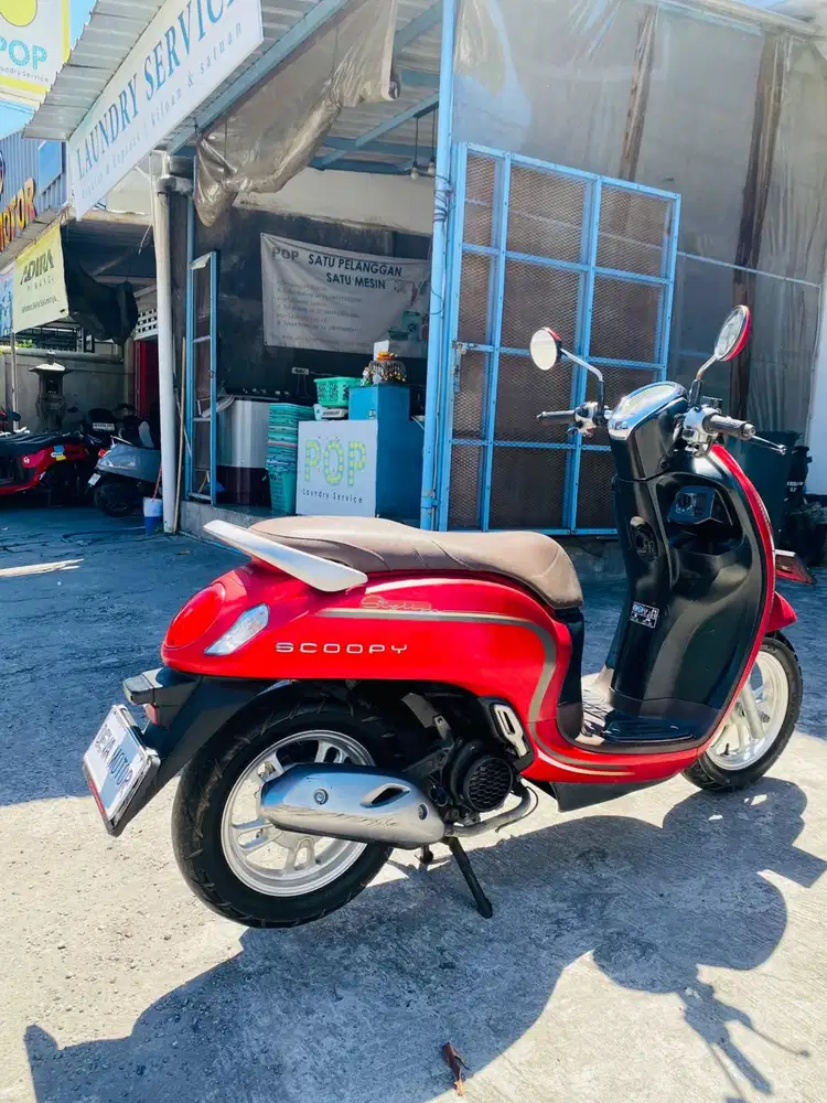 Scoopy 2022 merah remote Deva motor