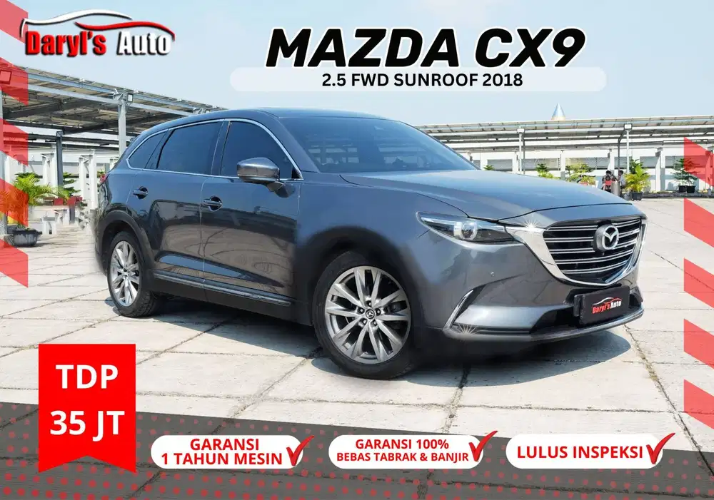 2018 Mazda CX9 2.5 FWD AT SUNROOF TDP 35 JT