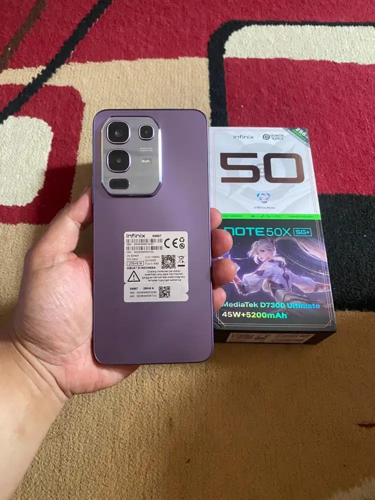 BISMILLAH INFINIX NOTE 50X 5G RAM 8/256 FULSET MULUS