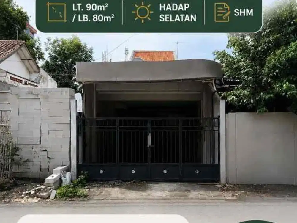 Dijual murah rumah lama hitung tanah ketintang dekat unesa