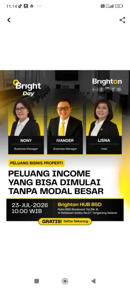 Peluang bisnis property ( Agen Property)